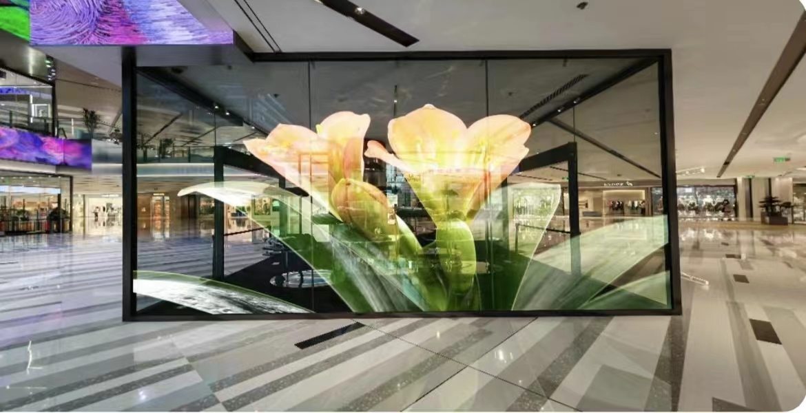 高分辨率P6.25柔性透明LED全息显示屏展示图3