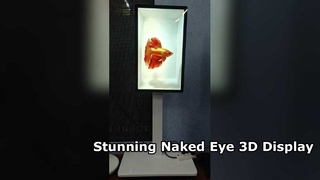 Display publicitario 3D sin gafas